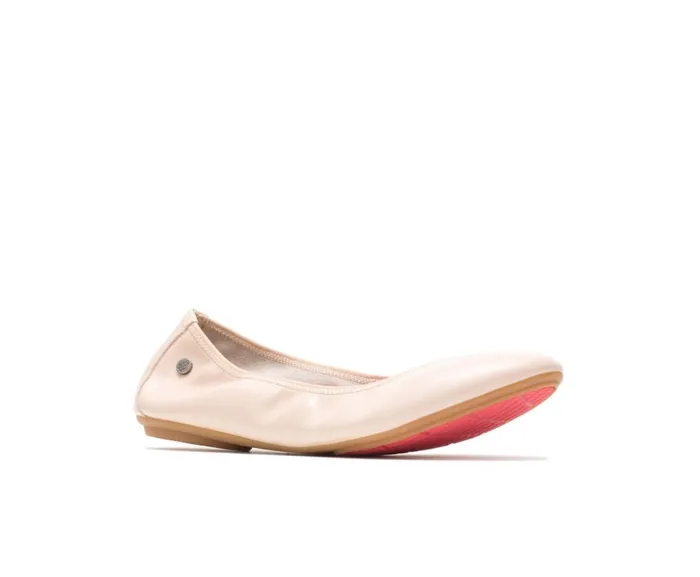 Hush Puppies Flats and SlipOns Women Chaste Ballet Nude Leather Hush Puppies Flats and SlipOns Women Chaste Ballet Nude Leather