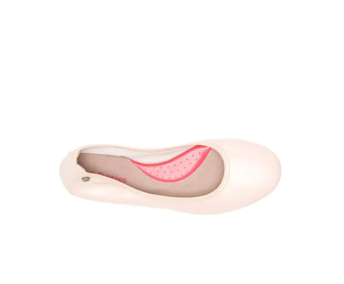 Hush Puppies Flats and SlipOns Women Chaste Ballet Nude Leather Hush Puppies Flats and SlipOns Women Chaste Ballet Nude Leather