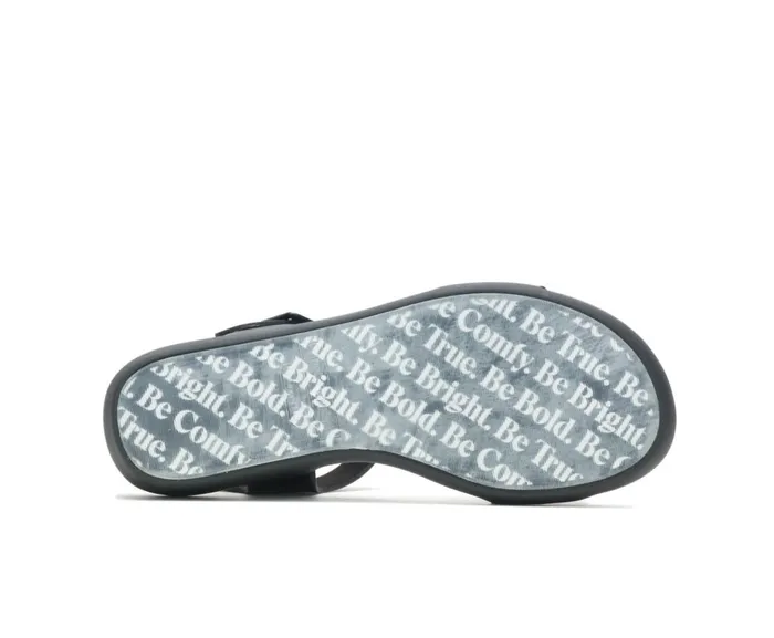 Hush Puppies Sandals Women Brite Jells Quarter Strap Sandal Black