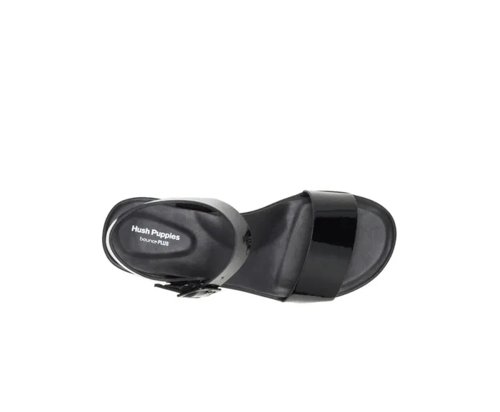 Hush Puppies Sandals Women Brite Jells Quarter Strap Sandal Black