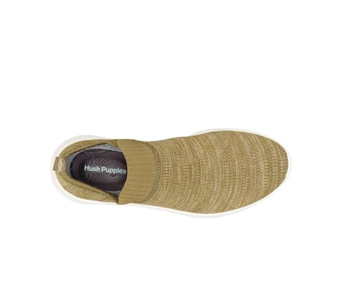 Hush Puppies SlipOns Men Free Olive Knit Hush Puppies SlipOns Men Free Olive Knit