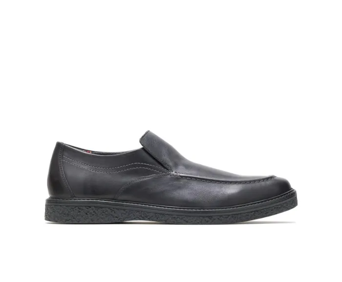 Hush Puppies SlipOns Men Jaden Mt SlipOn Black Leather