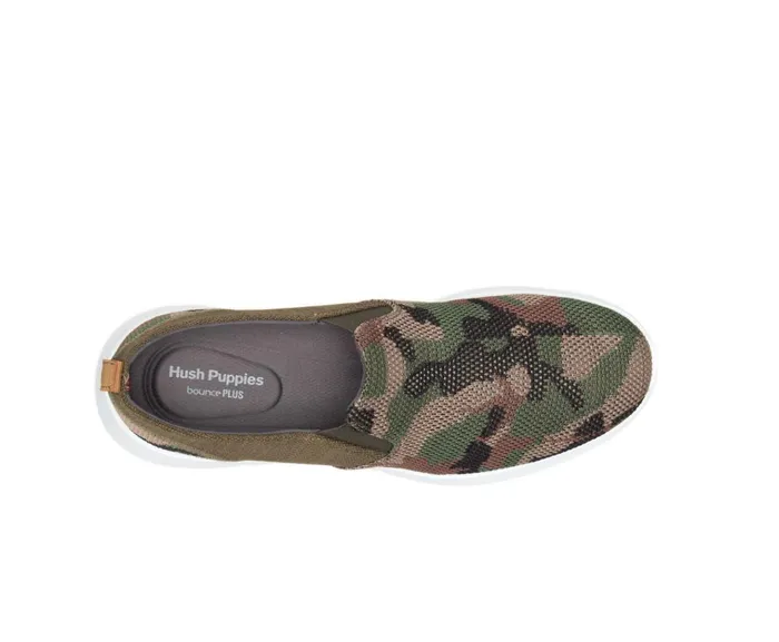 Hush Puppies Sneakers Men Cooper SlipOn Olive Camo Knit Hush Puppies Sneakers Men Cooper SlipOn Olive Camo Knit