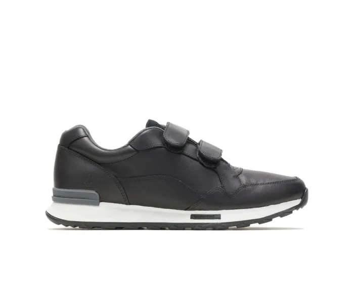 Hush Puppies Sneakers Women Jenna 2Strap Jogger Black Leather
