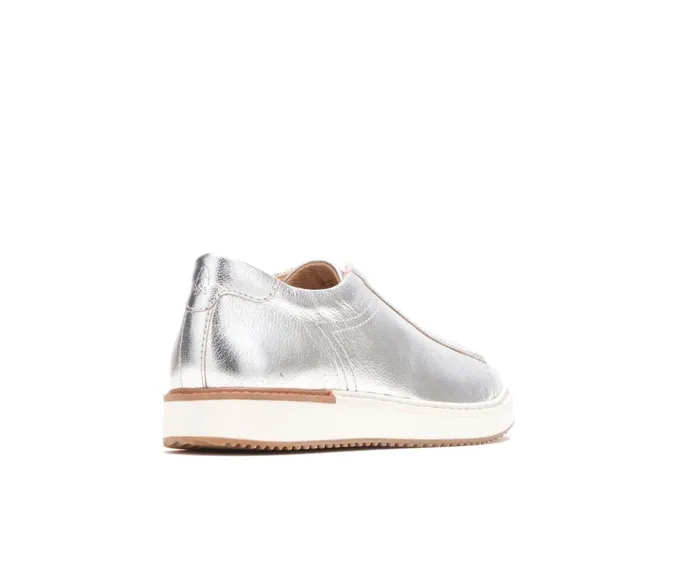 Hush Puppies Sneakers Women Sabine Sneaker Silver Metallic Leather Hush Puppies Sneakers Women Sabine Sneaker Silver Metallic Leather