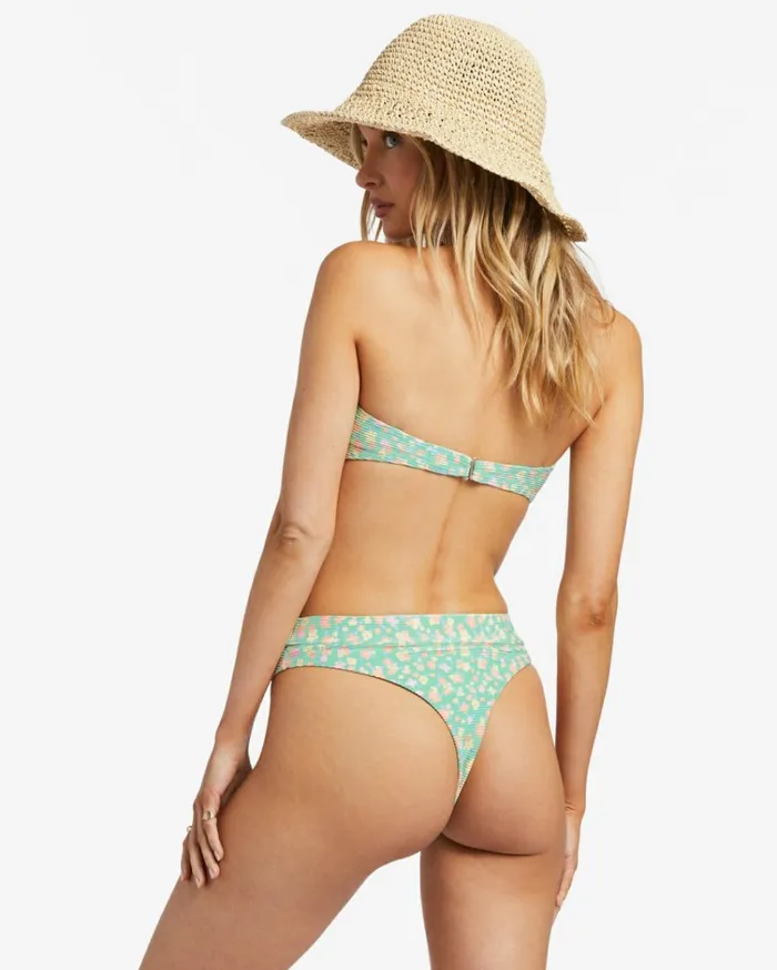 I Sea You Tanlines Bandeau Bikini Top Spearmint Women Billabong Bikinis