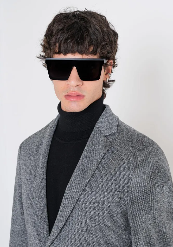 Jackets And Gilet Men Antony Morato Super Slim Fit Grey 034Ashe034 Jacket In Soft Elastic Viscose Medium Gray Melange