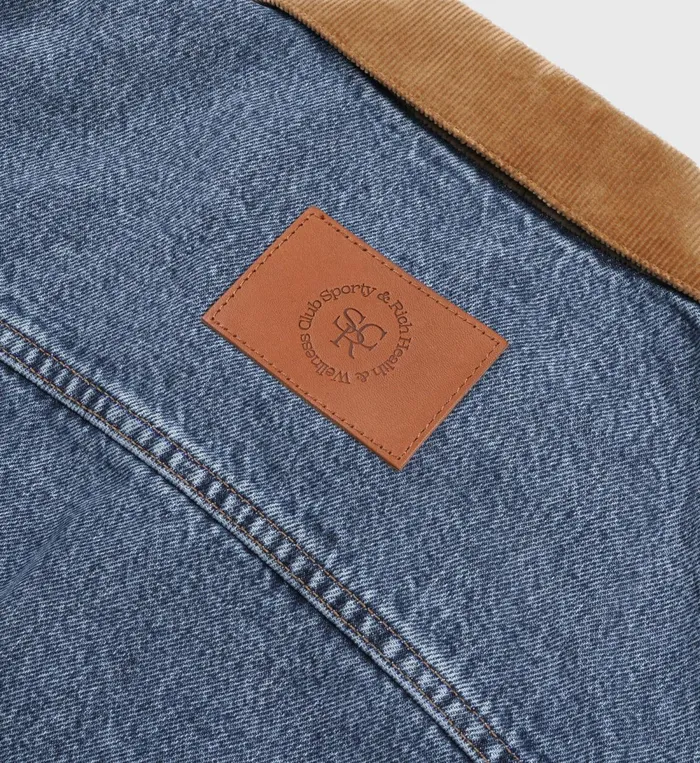 Jackets Women Sporty and Rich Denim Jacket 8211 Medium Blue