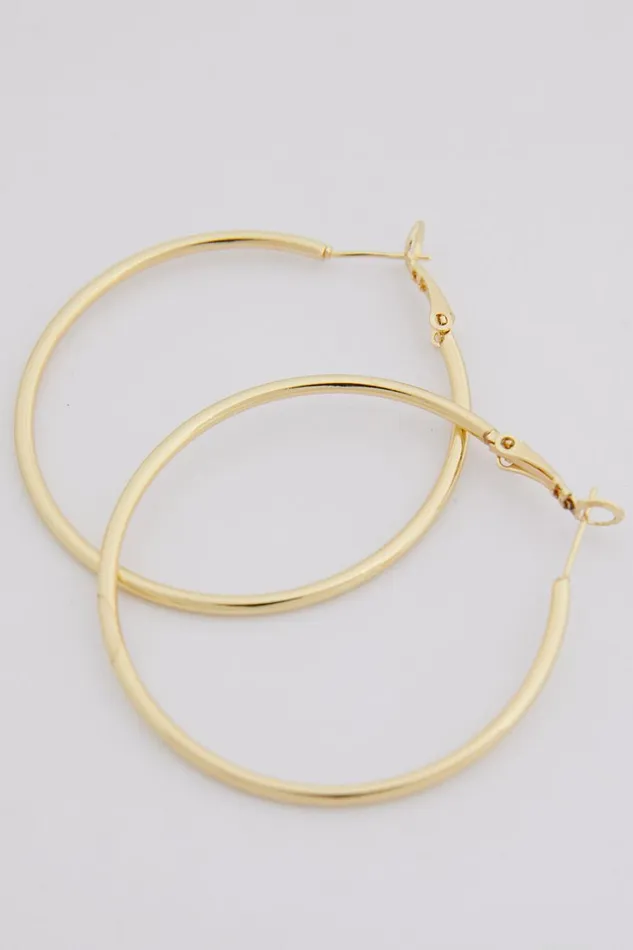 Jaxson Hoop Earrings In Gold Women Showpo Earrings Jaxson Hoop Earrings In Gold Women Showpo Earrings