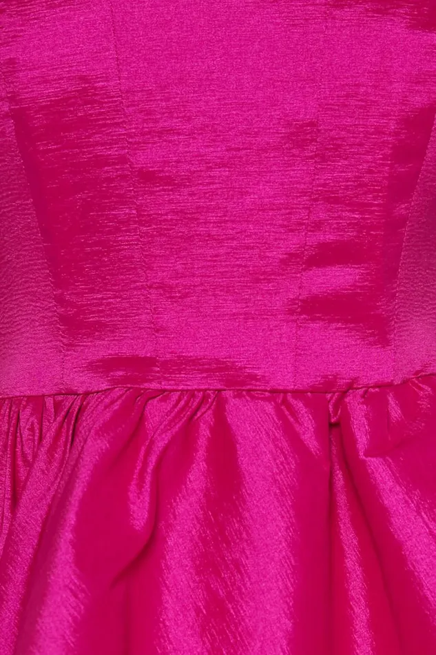 Jayde Mini Dress 8211 Strapless Sweetheart Fit And Flare Dress In Magenta Women Showpo Curve Clothes