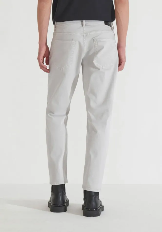 Jeans Men Antony Morato Argon Slim Fit Ankle Length Jeans In Vintage Coloured Denim Ice Jeans Men Antony Morato Argon Slim Fit Ankle Length Jeans In Vintage Coloured Denim Ice