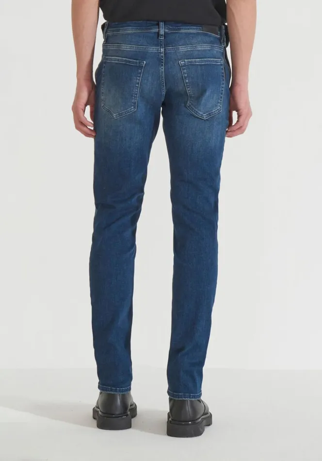 Jeans Men Antony Morato Mason Skinny Fit Jeans In Power Stretch Blue Denim Light Blue Jeans Men Antony Morato Mason Skinny Fit Jeans In Power Stretch Blue Denim Light Blue