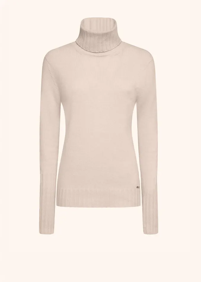 JERSEY HIGH NECK CASHMERE Women Kiton Knitwear