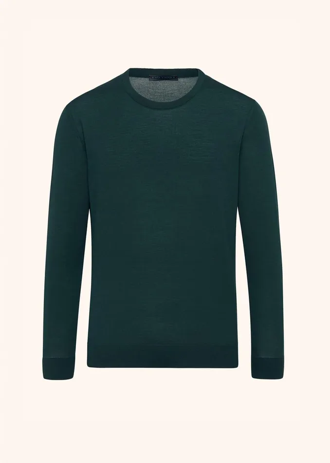 JERSEY ROUNDNECK Wool Men Kiton Knitwear