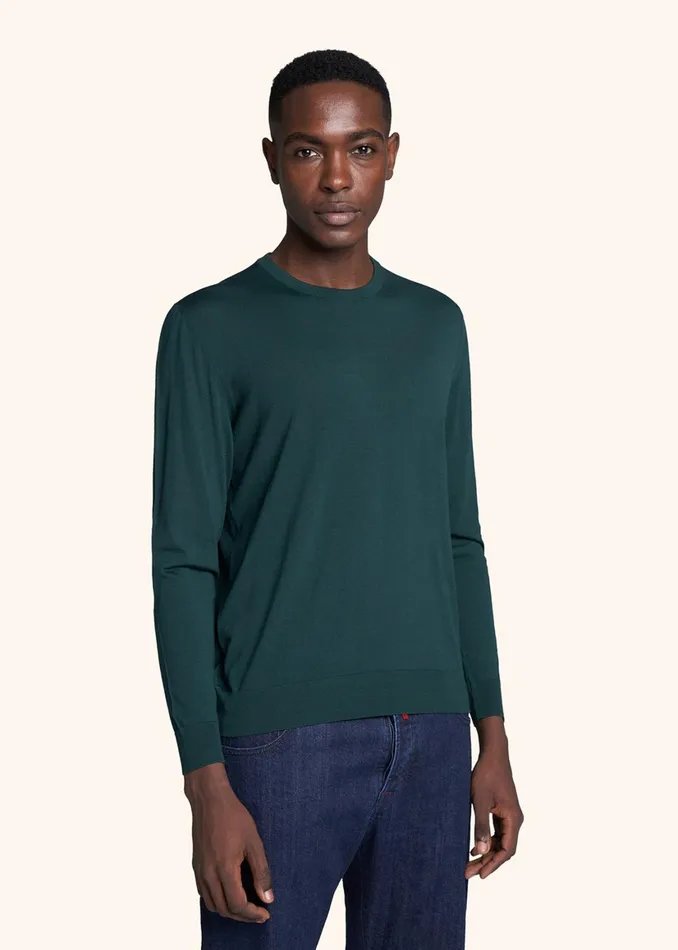 JERSEY ROUNDNECK Wool Men Kiton Knitwear JERSEY ROUNDNECK Wool Men Kiton Knitwear