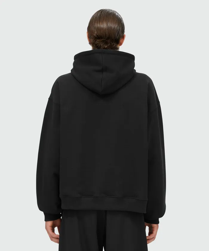 Jersey Sweatshirt With 034I Don039t Wanna Live Forever034 Embroidery Men MSGM Hoodies And Sweatshirts