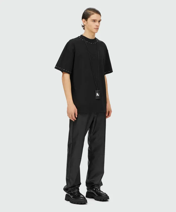 Jersey TShirt With Studs Men MSGM Tshirts