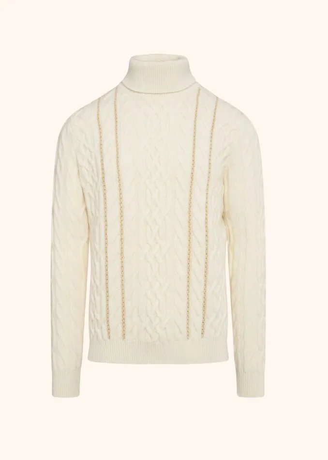 JERSEY TURTLENECK Cashmere Men Kiton Knitwear