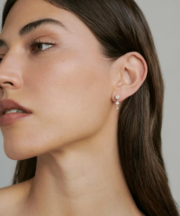 Jewelry Women Jenni Kayne Blair Diamond Earrings Gold