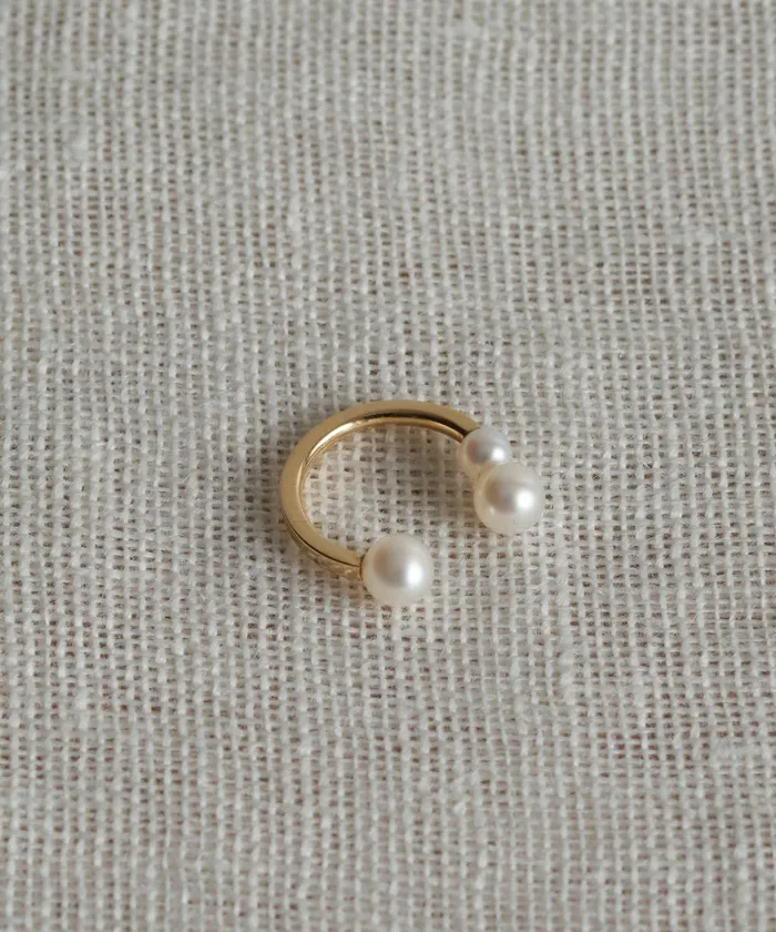 Jewelry Women Jenni Kayne Loren Pearl Ear Cuff Gold