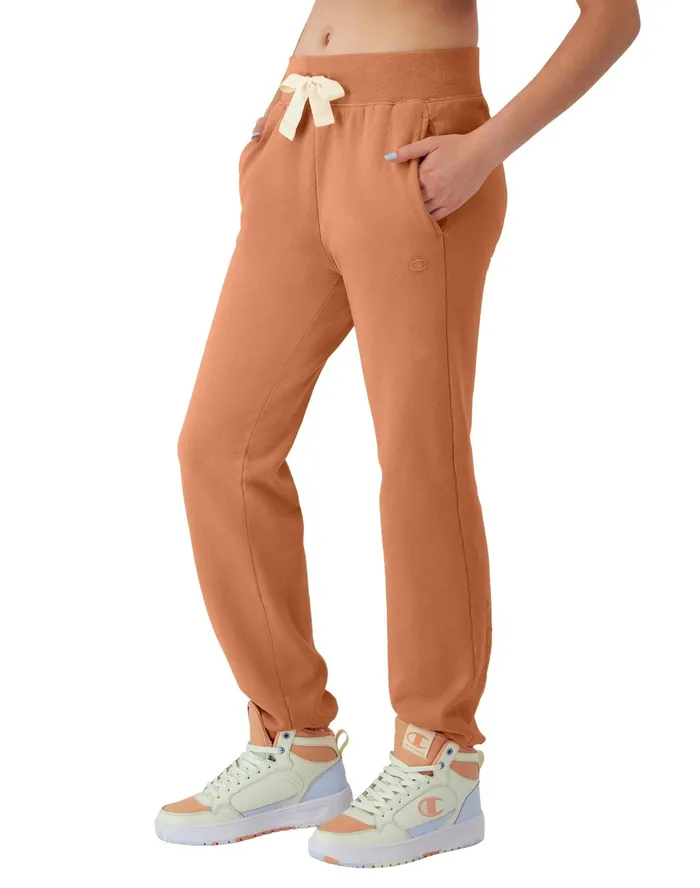 Joggers Vintage Wash C Logo 27034 Comfort Wash Canyon Red Women Champion Pants