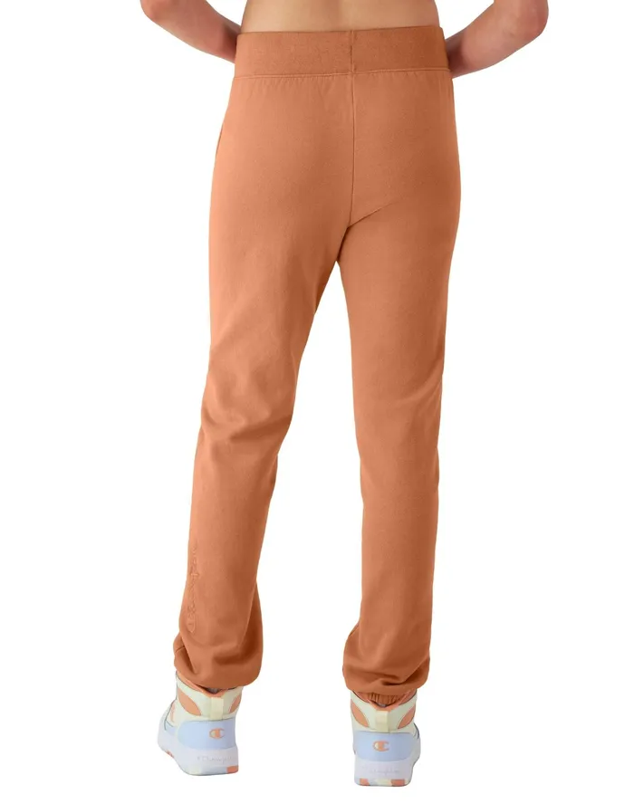 Joggers Vintage Wash C Logo 27034 Comfort Wash Canyon Red Women Champion Pants