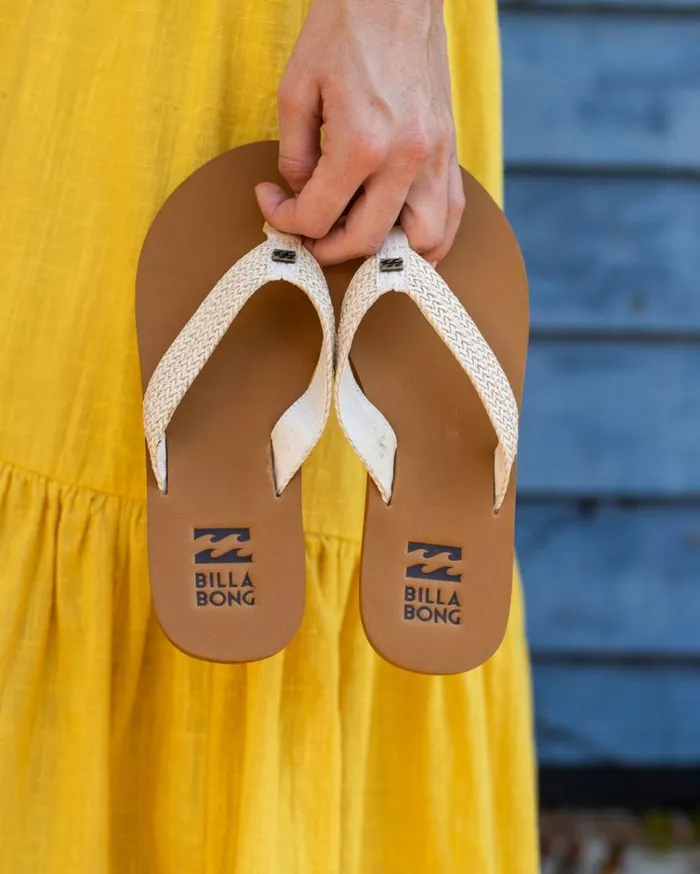 Kai Braided Sandals White Cap Women Billabong Shoes
