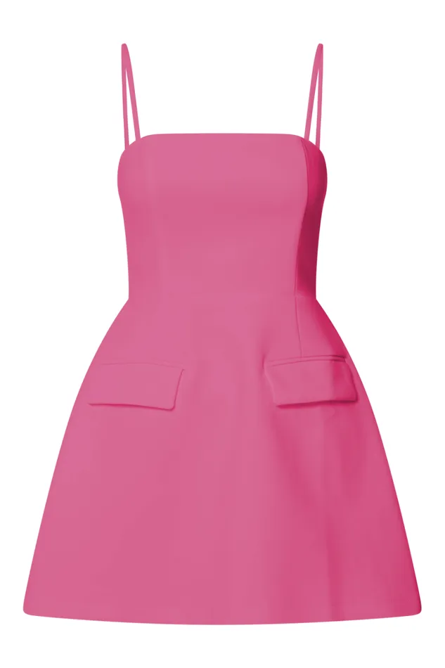 Katia Mini Dress 8211 Strappy Corset A Line Dress In Pink Women Showpo Dresses