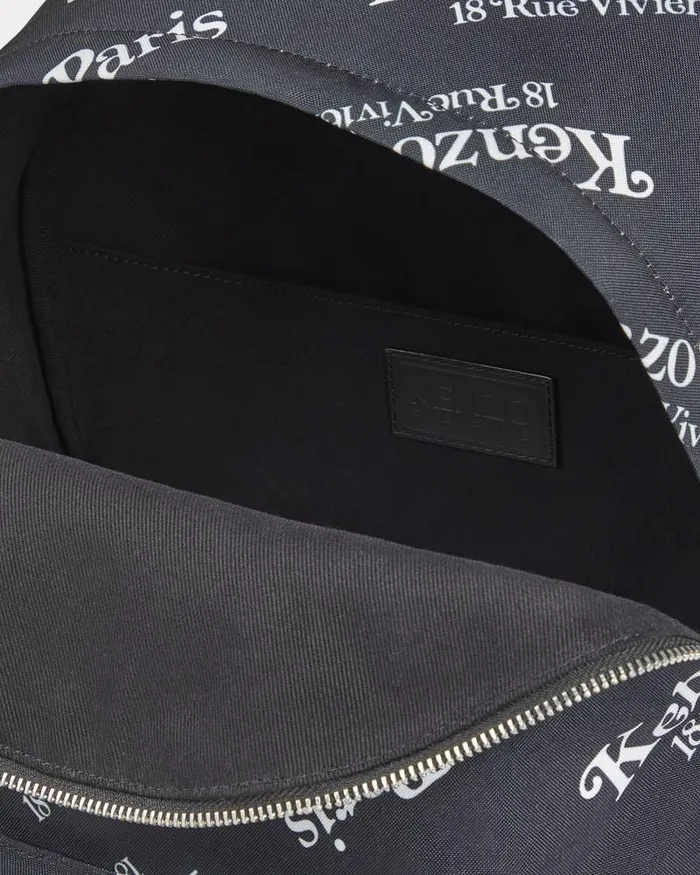 Kenzo Bags MenWomen GRAM039 Backpack Black