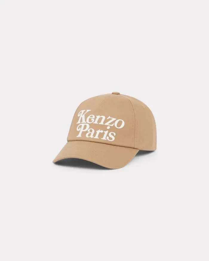 Kenzo Caps And Hats MenWomen Utility039 Cotton Cap Dark Beige