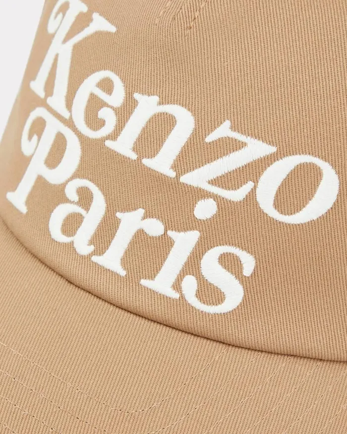 Kenzo Caps And Hats MenWomen Utility039 Cotton Cap Dark Beige