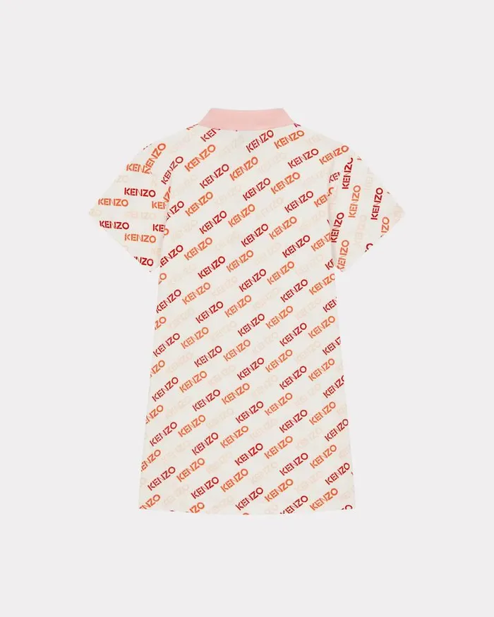 Kenzo Dresses And Skirts Kids Shortsleeved Cotton Dress Off White