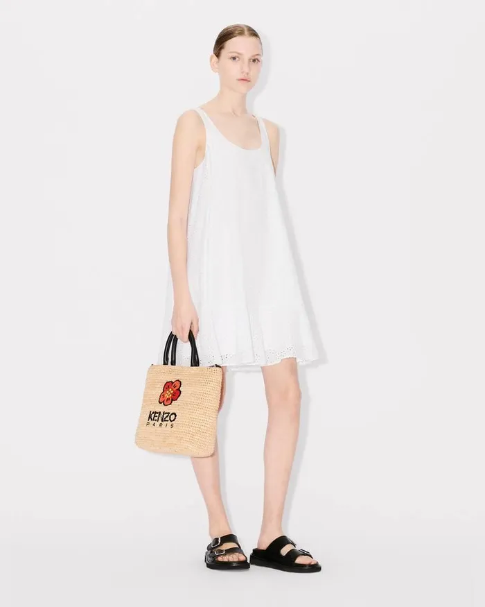 Kenzo Dresses And Skirts Women Boke Flower Broderie Anglaise039 Dress Off White