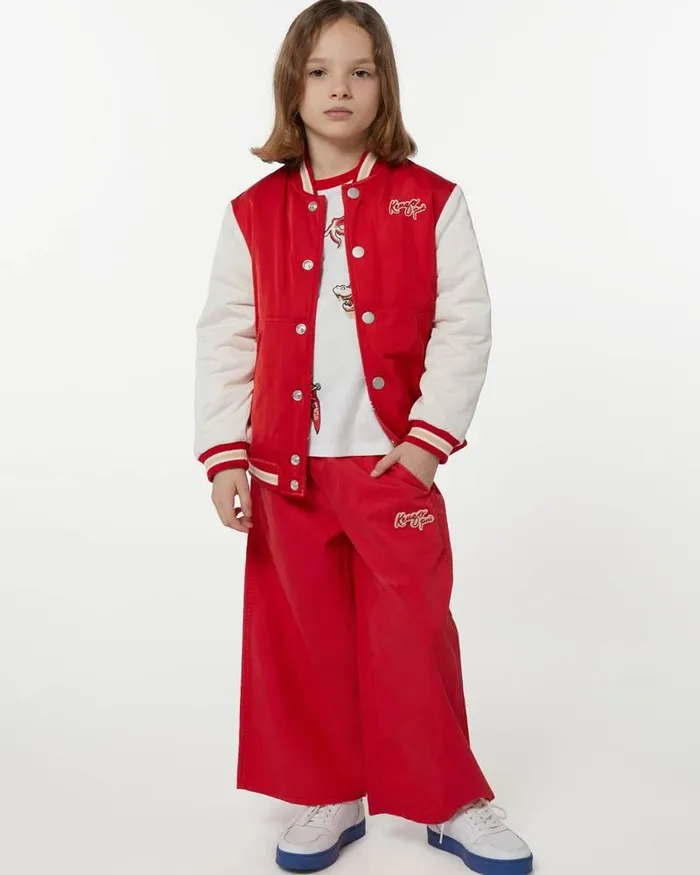 Kenzo Jackets And Coats Kids Year Of The Dragon039 Embroidered Reversible Jacket Medium Red