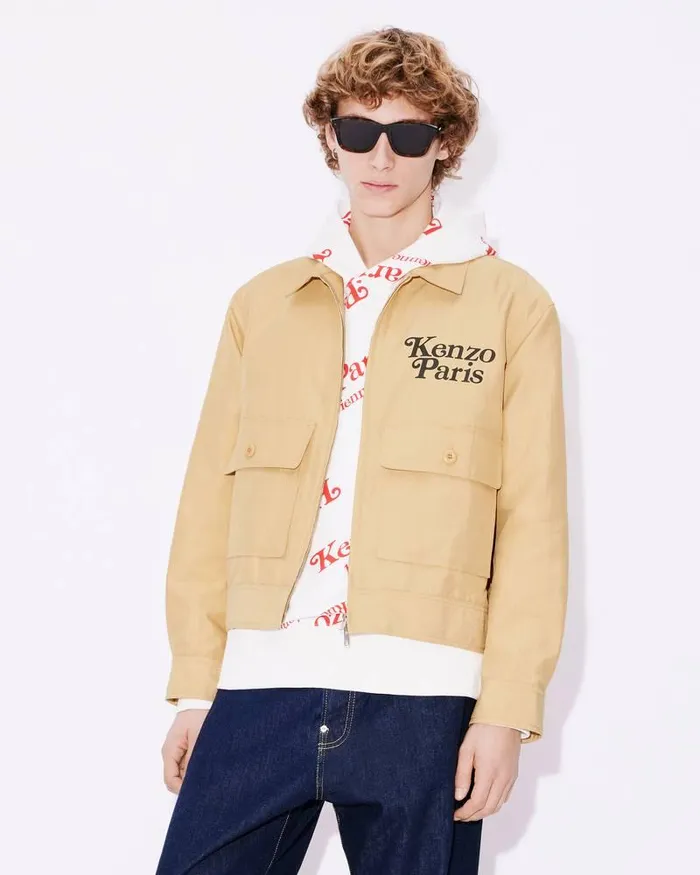 Kenzo Jackets And Coats Men By Verdy039 Cropped Jacket Camel