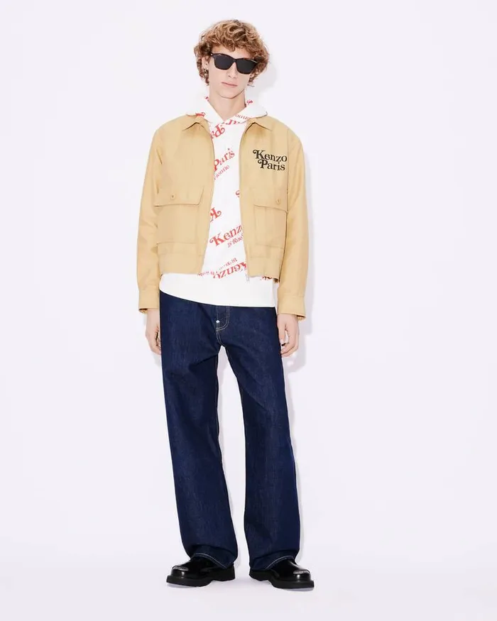 Kenzo Jackets And Coats Men By Verdy039 Cropped Jacket Camel