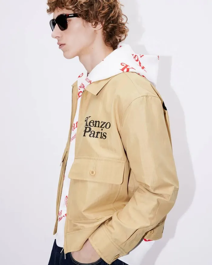 Kenzo Jackets And Coats Men By Verdy039 Cropped Jacket Camel