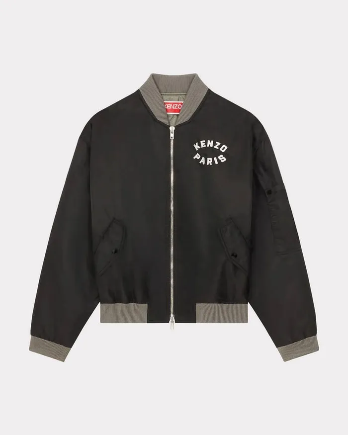Kenzo Jackets And Coats Men Lucky Tiger039 Embroidered Bomber Jacket Black