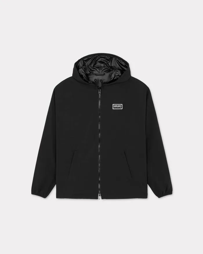 Kenzo Jackets And Coats Men Paris039 Twotone Cropped Windbreaker Black