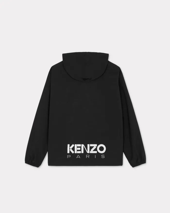 Kenzo Jackets And Coats Men Paris039 Twotone Cropped Windbreaker Black