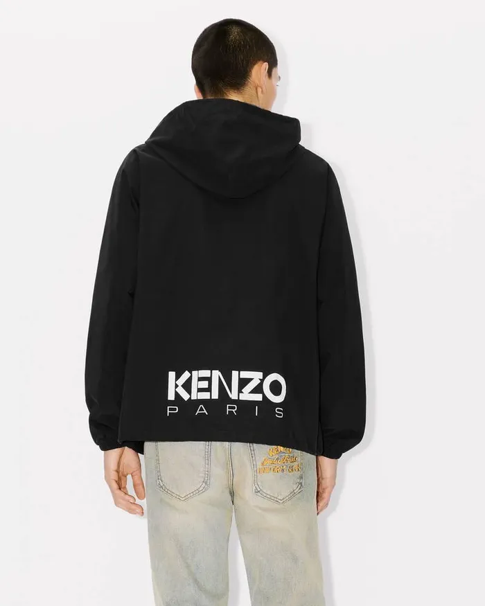 Kenzo Jackets And Coats Men Paris039 Twotone Cropped Windbreaker Black