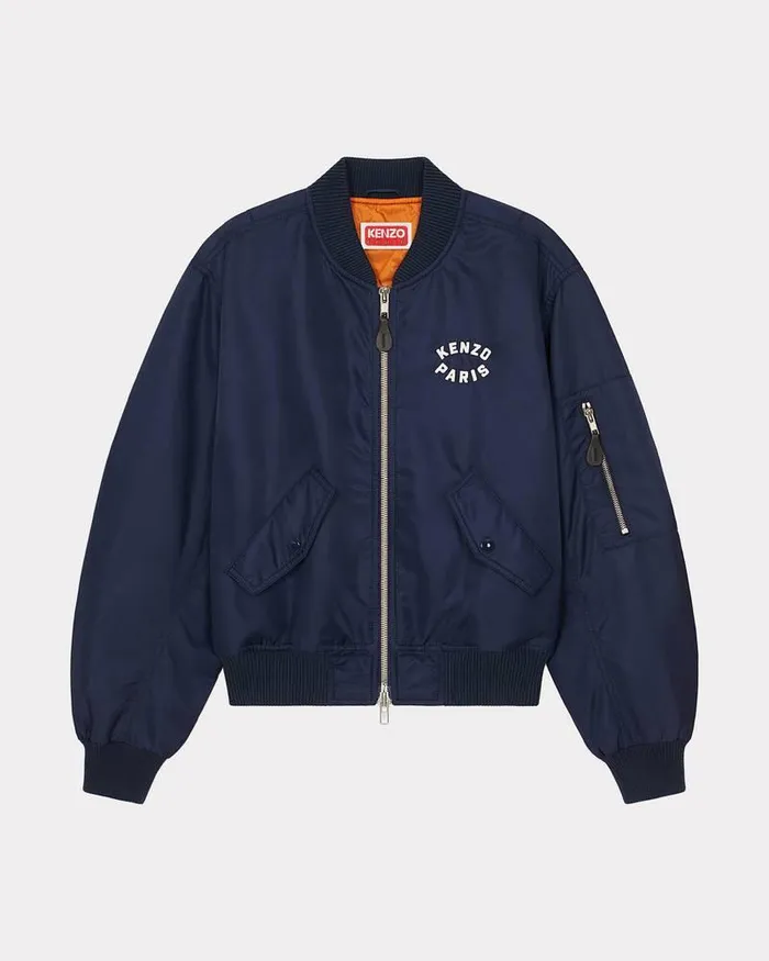 Kenzo Jackets And Coats Women Lucky Tiger039 Bomber Jacket Midnight Blue