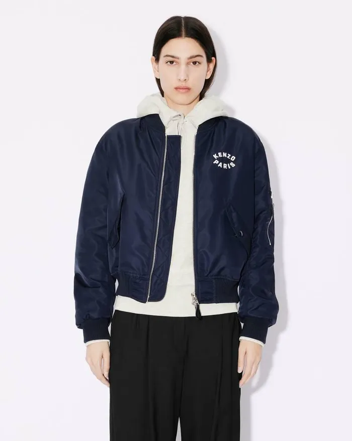 Kenzo Jackets And Coats Women Lucky Tiger039 Bomber Jacket Midnight Blue