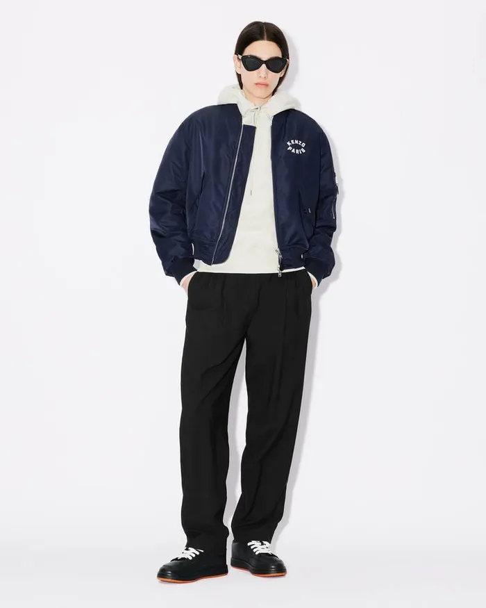 Kenzo Jackets And Coats Women Lucky Tiger039 Bomber Jacket Midnight Blue