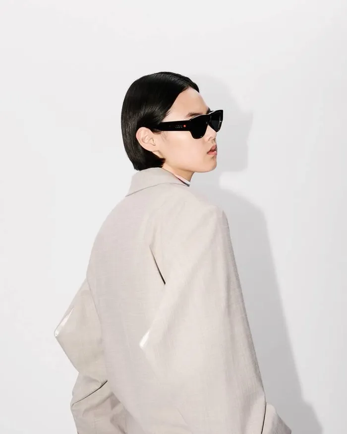 Kenzo Jackets And Coats Women Oversized Tailored Jacket Misty Grey