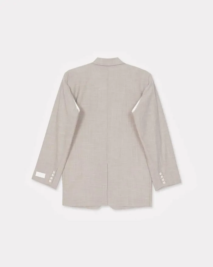 Kenzo Jackets And Coats Women Oversized Tailored Jacket Misty Grey