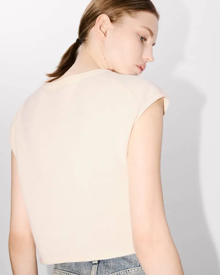 Kenzo Knitwear Women Rose039 Top Off White
