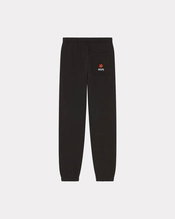 Kenzo Pants And Shorts Men 039Boke Flower039 Embroidered Jogging Bottoms Black
