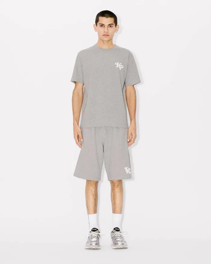 Kenzo Pants And Shorts Men By Verdy039 Classic Short Pearl Grey