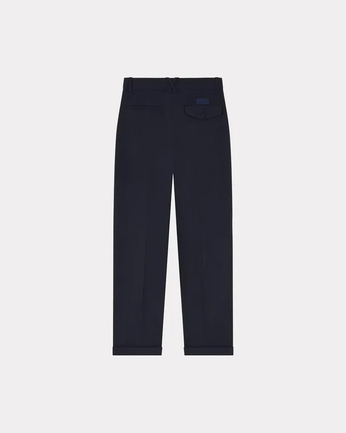 Kenzo Pants And Shorts Women Tailored Trousers Midnight Blue